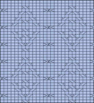 Stitch cable pattern