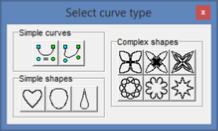 Starting curve types